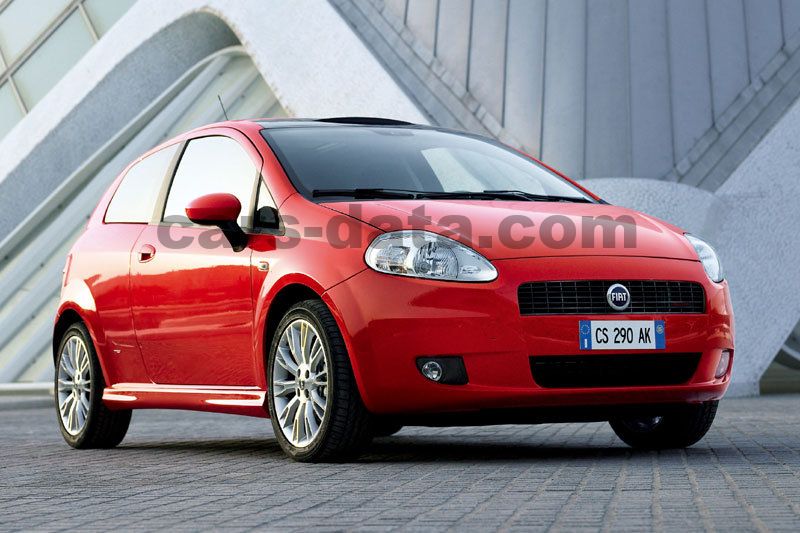 Fiat Grande Punto 1.4 8v Active 2006 Automatic 3 doors specs
