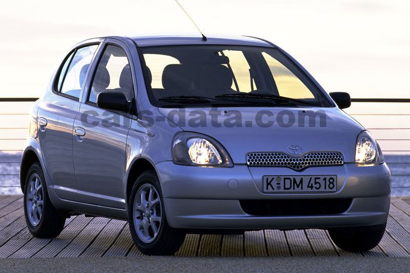 is genoeg Draai vast Begraafplaats Toyota Yaris 1.3 16v VVT-i Linea Sol 1999 Automatic 5 doors specs
